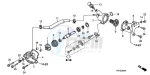 SH1259 E / 3E drawing WATER PUMP