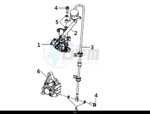 MIO 115 (FS11W1-EU) (L7-M0) drawing BRAKE SYSTEM ASSY