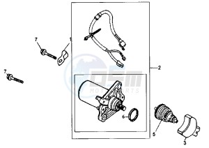 JET - 50 cc drawing STARTING MOTOR