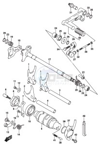 GSX-250RA drawing GEAR SHIFTING