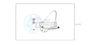 CBR600RRC drawing FENDER RR