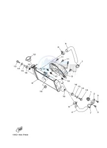 YZF-R25 249 (1WD3) drawing RADIATOR & HOSE