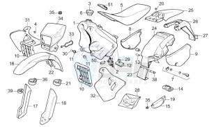 RX 125 (eng. 122cc) drawing Body