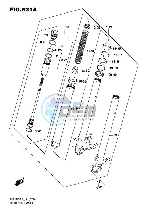 FRONT FORK DAMPER