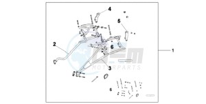 XL700V9 Europe Direct - (ED / SPC) drawing PANNIER STAY