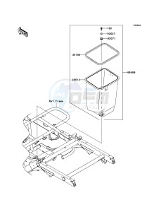 MULE_600 KAF400B6F EU drawing Optional Parts(Frame)