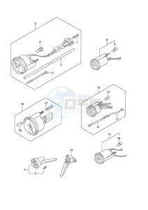 DF 25 V-Twin drawing Meter Remote Control