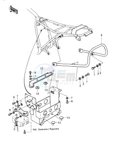 KZ 440 A [LTD] (A1) [LTD] drawing BATTERY CASE -- 80 A1- -