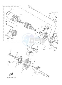 XV1900A MIDNIGHT STAR (1CR4) drawing STARTER