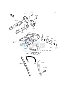 NINJA 300 ABS EX300BGF XX (EU ME A(FRICA) drawing Camshaft(s)/Tensioner