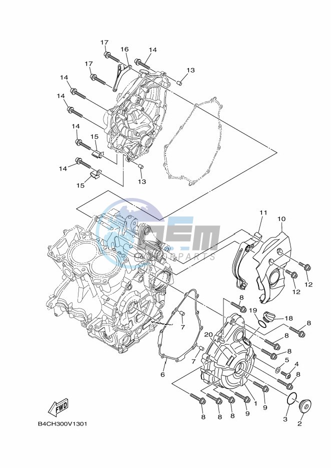 CRANKCASE COVER 1