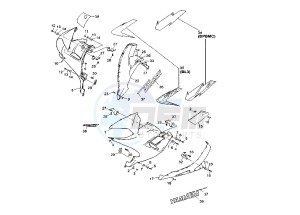 TZR 50 drawing COWLING 2