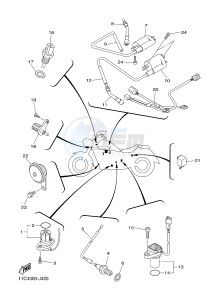 XVS1300A MIDNIGHT STAR (1CS9) drawing ELECTRICAL 1