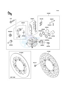 KX85/KX85-<<II>> KX85ADF EU drawing Front Brake