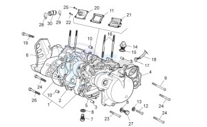 RX-SX 50 2006-2010 drawing Crankcase