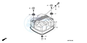 CBF125MB drawing CYLINDER HEAD COVER