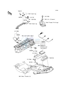 KRF 750 F [TERYX 750 4X4 NRA OUTDOORS] (F8F) C9FB drawing FUEL INJECTION