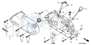 VT750C9 Australia - (U / MME) drawing RIGHT CRANKCASE COVER