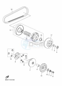 YFZ50 (BW4L) drawing CLUTCH