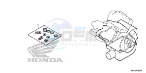 VT750CSE Shadow - VT750CS-E UK - (E) drawing GASKET KIT B