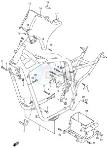 VS600GL (E2) INTRUDER drawing FRAME