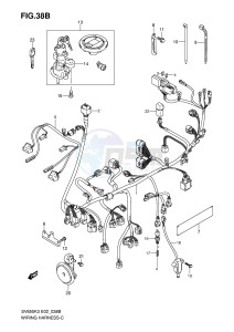 SV650S (E2) drawing WIRING HARNESS (SV650SK7 SUK7)