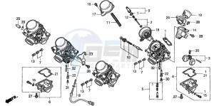 CBF600NA drawing CARBURETOR (COMPONENT PARTS)