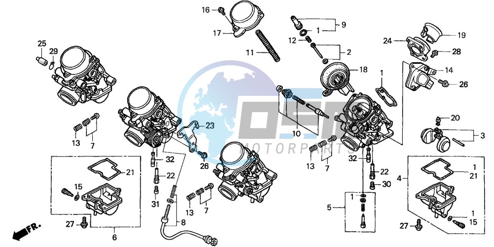 CARBURETOR (COMPONENT PARTS)