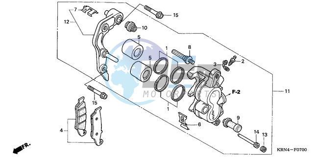 FRONT BRAKE CALIPER