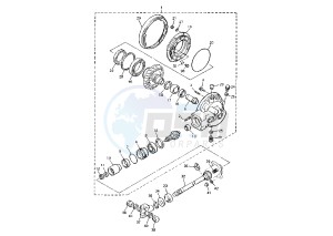 XVZ ROYAL STAR 1300 drawing DRIVE SHAFT