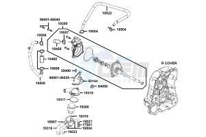 XCITING R500I drawing Generator - Water Pump