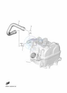 WR450F (BDBC) drawing AIR INDUCTION SYSTEM