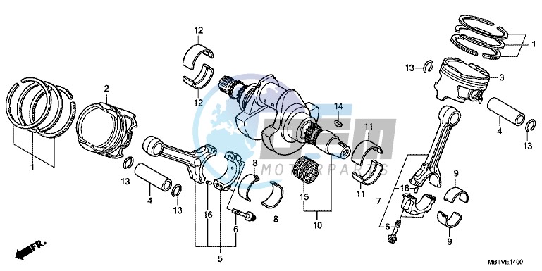 CRANKSHAFT/PISTON