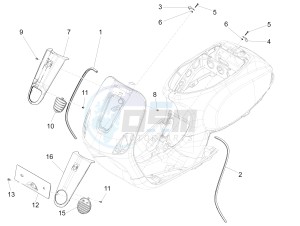 LXV 150 4T 3V IE NOABS E3 (APAC) drawing Front shield