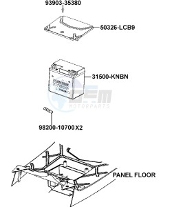 AGILITY 50 10 inch Netherlands drawing Body Cover - Luggage  Box