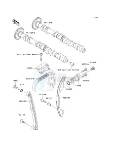 JT 1500 A [STX-15F] (A6F-A9F) A9F drawing CAMSHAFT-- S- -_TENSIONER