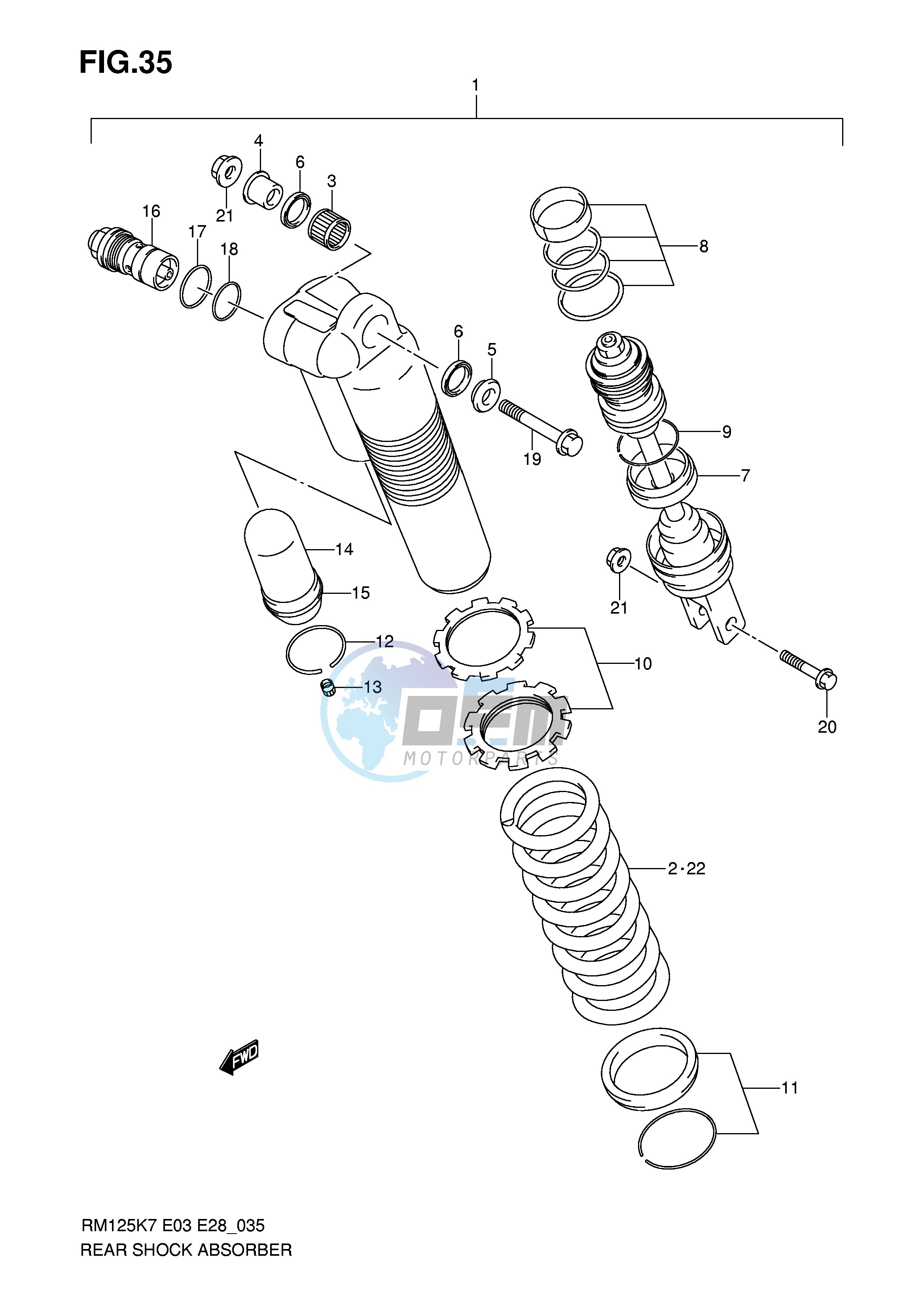 REAR SHOCK ABSORBER