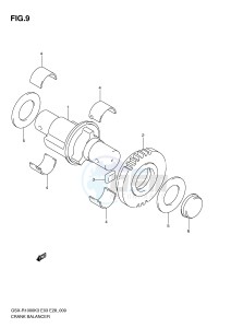 GSX-R1000 (E3-E28) drawing CRANK BALANCER