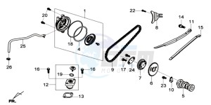 JOYRIDE 125 drawing CYLINDER HEAD SIDE COVER