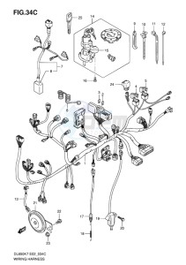 DL650 ABS V-STROM EU-UK drawing WIRING HARNESS (ABS)