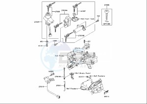 ZRX S 1200 (EU) drawing IGNITION SWITCH