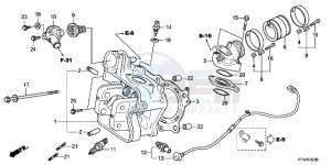 SH300AB drawing CYLINDER HEAD