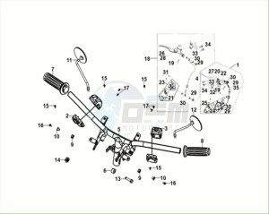 E-FIDDLE (EK4LW2-EU) (M2) drawing CABLE SWITCH HANDLE LEVER