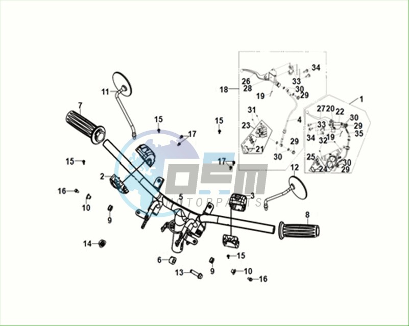 CABLE SWITCH HANDLE LEVER