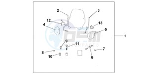 PES1509 Europe Direct - (ED) drawing WINDSHIELD