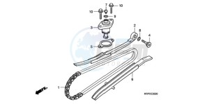 SCV100F9 Turkey - (TU) drawing CAM CHAIN/TENSIONER