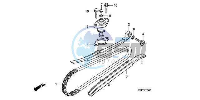 CAM CHAIN/TENSIONER