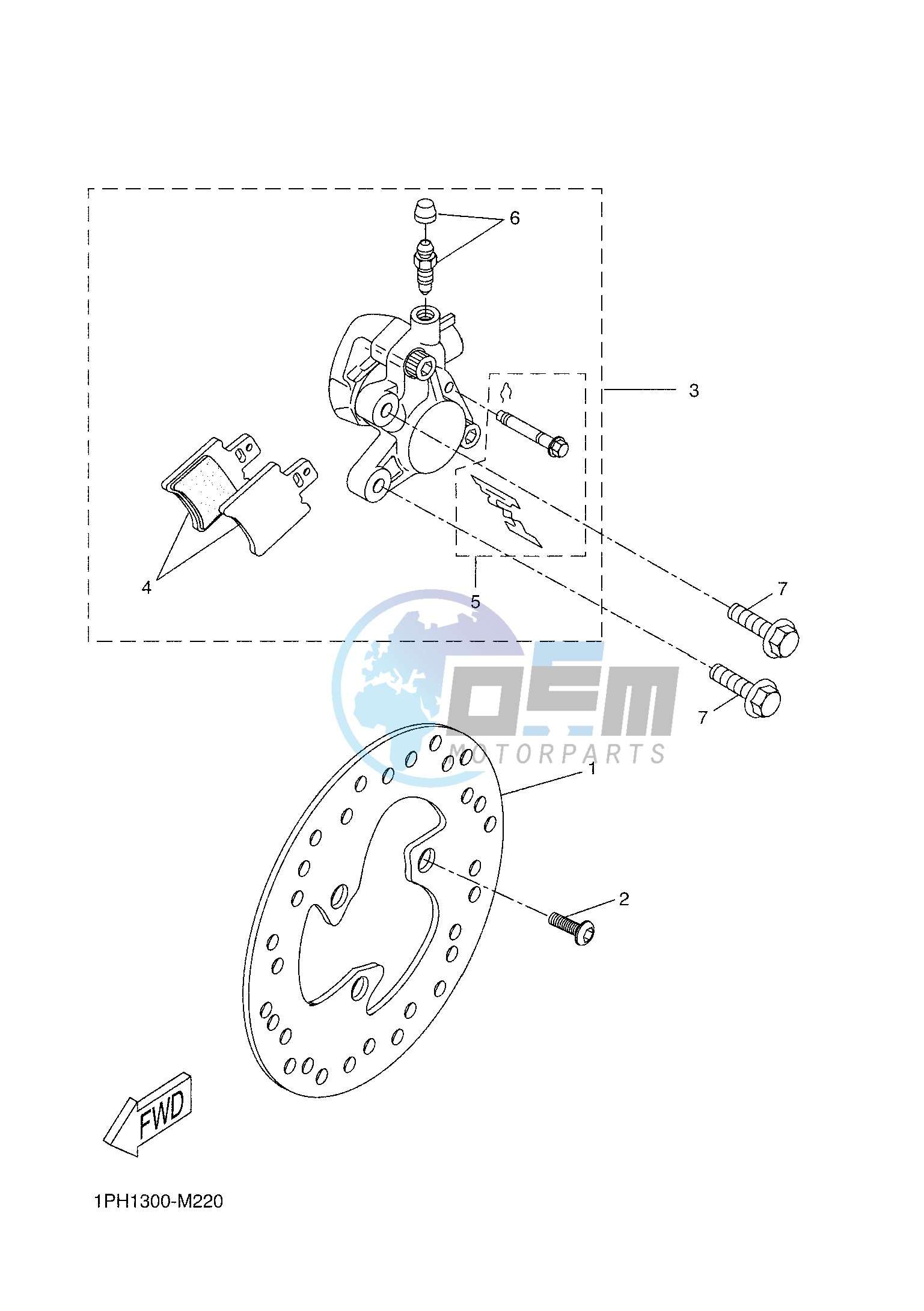 FRONT BRAKE CALIPER