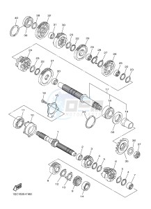 FZ1-N FZ1 (NAKED) 1000 (1EC9) drawing TRANSMISSION