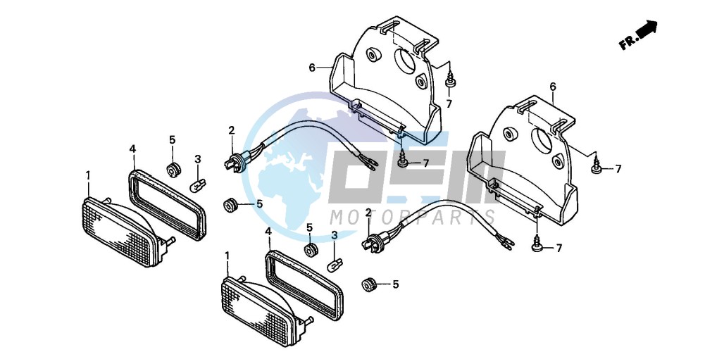 TAILLIGHT (TRX500FA1/2/3/4)